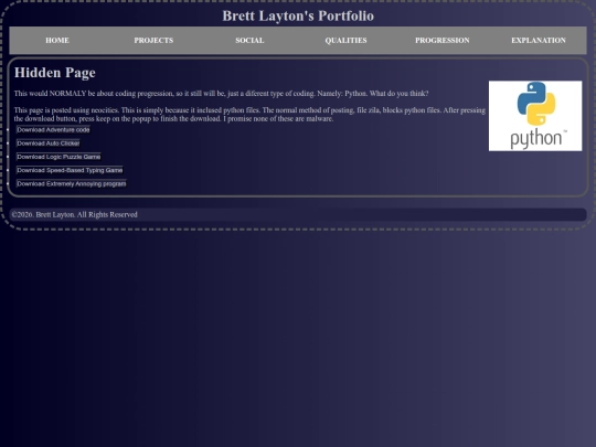 PortfolioFile/progresion screenshot