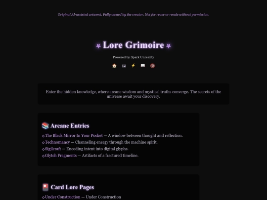 grimoire screenshot