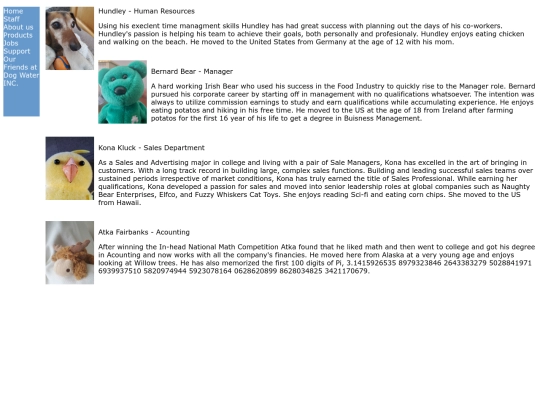 Staff screenshot