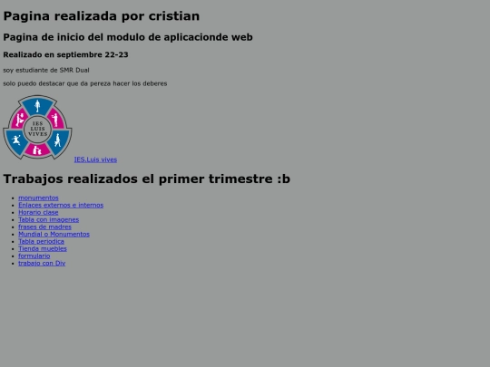 index screenshot