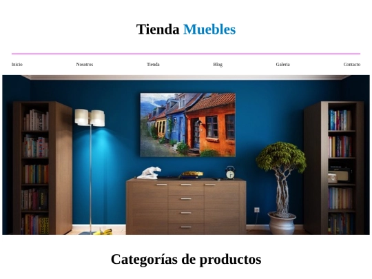 proyectos/TiendaMuebles screenshot