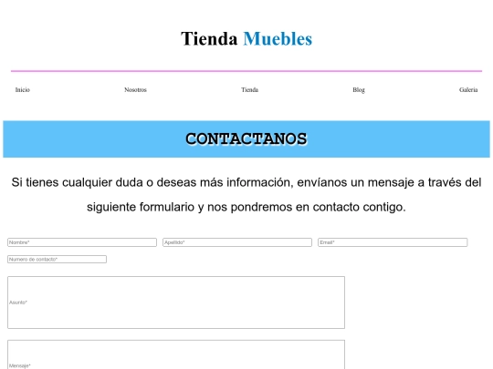 proyectos/formulario screenshot