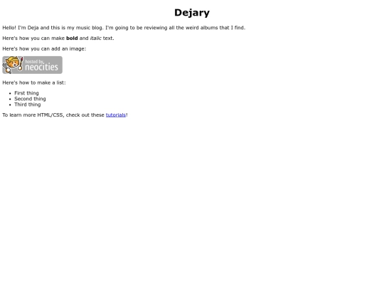 index screenshot