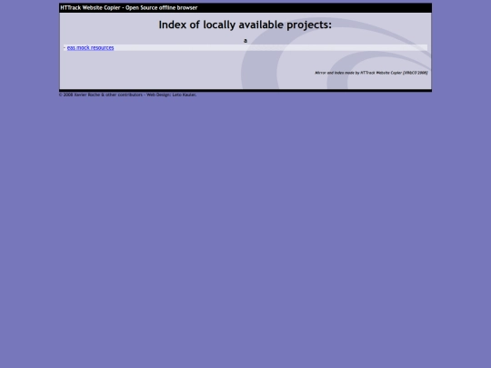 index screenshot