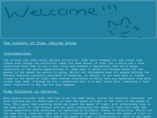 essay/time screenshot