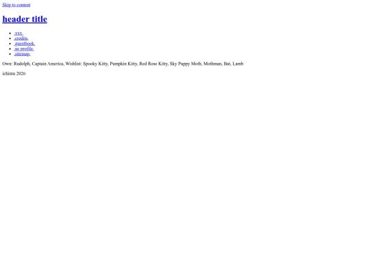 curios/stuffies/buildabear screenshot