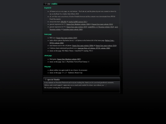 creditsiframe screenshot