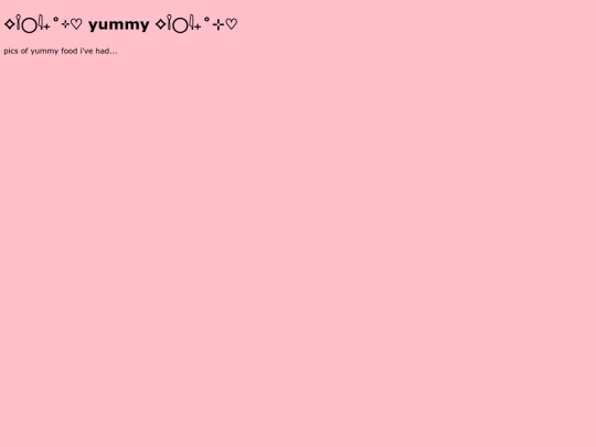 yummy_page screenshot