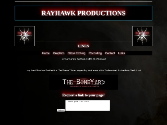 links screenshot