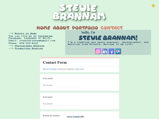 contact screenshot