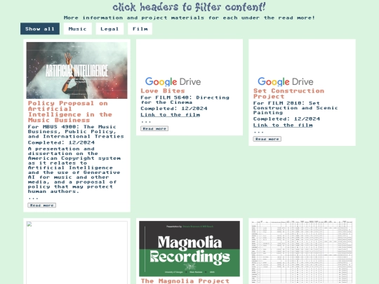 portfolio/projects screenshot