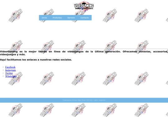 videogaming_contact screenshot