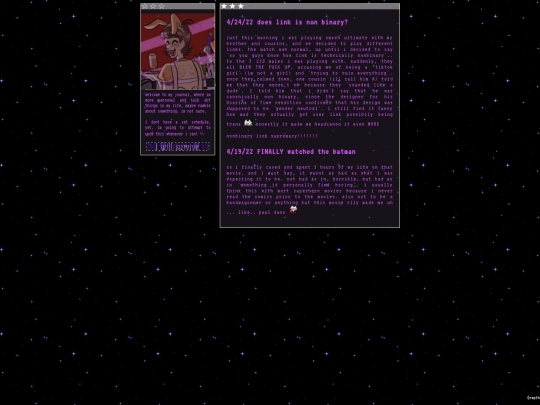journal screenshot