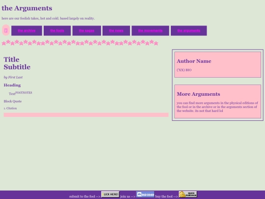 arguments/Arguments-Template screenshot