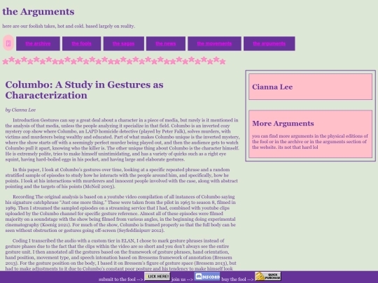 arguments/Columbo screenshot