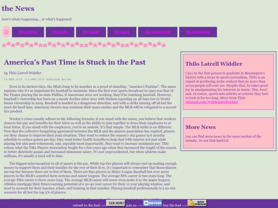 news/pasttimepast screenshot
