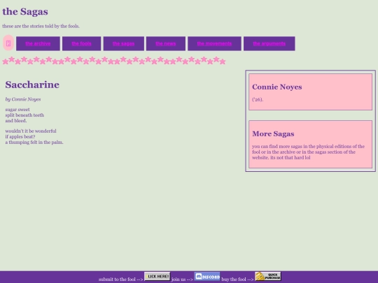 sagas/saccharine screenshot