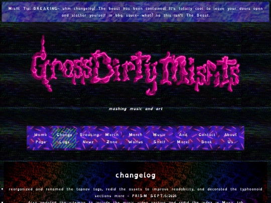 changelogs screenshot