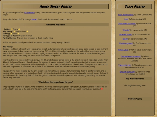 poetry screenshot