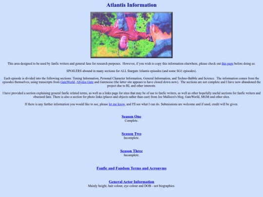 MiscAndLinksPages/Atl_MainInformationPage screenshot