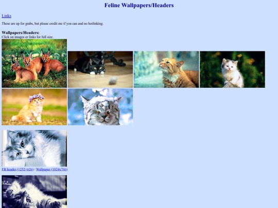 NonFandomDigitalIcons/Artwork/01bFelineWallpapersHeaders screenshot