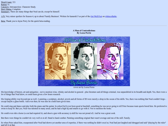 WhiteCollarFic/WC_AManOfContradictions screenshot