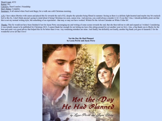 WhiteCollarFic/WC_NotTheDayHeHadPlanned screenshot
