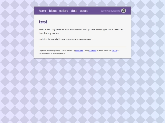 test screenshot