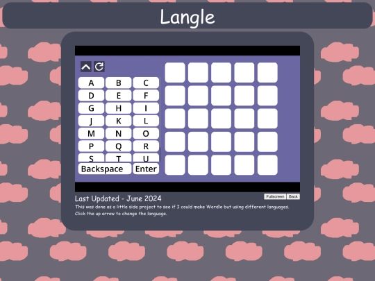 langle screenshot