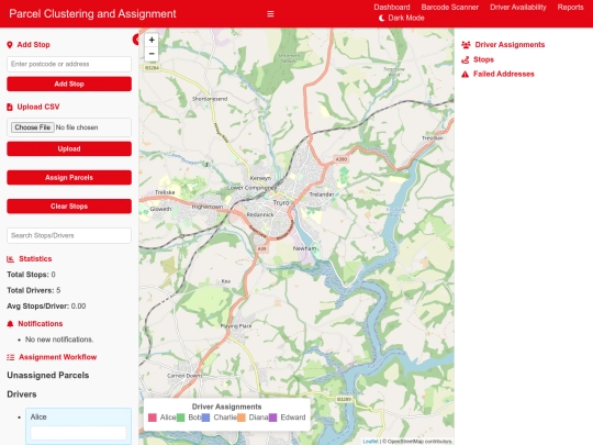 Route-optimisation-system/backend screenshot