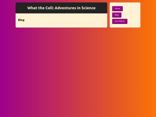 blog screenshot