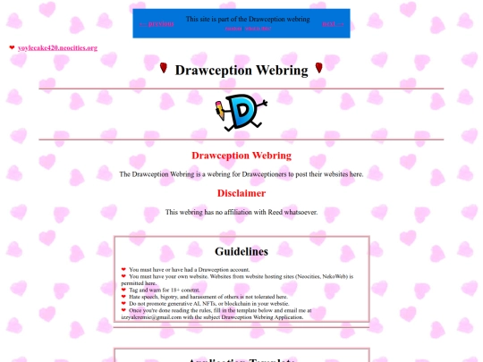 drawceptionwebring screenshot