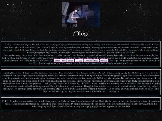 blog screenshot