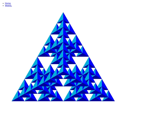 webgl/3DSierpinskiTriangle screenshot