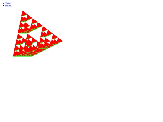 webgl/3DSierpinskiTriangleSpin screenshot