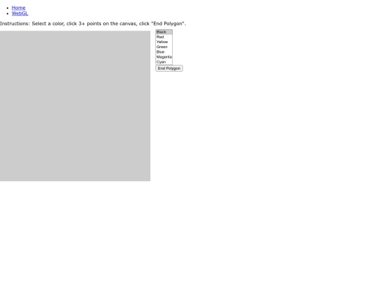 webgl/MakePoly screenshot