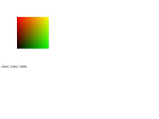 webgl/SpinningCube screenshot
