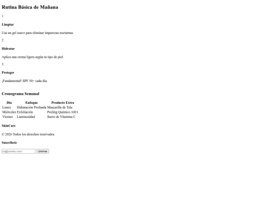 rutinas screenshot
