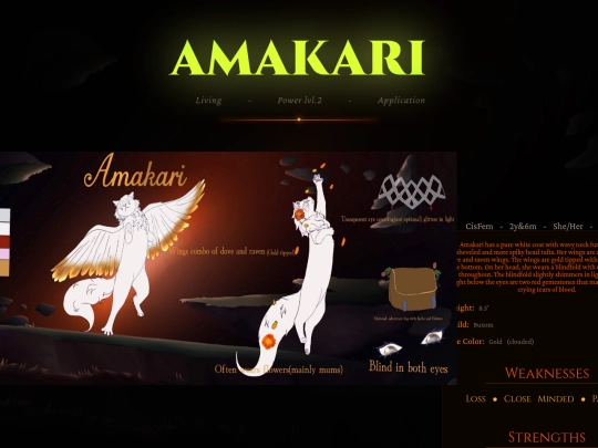 Player Characters/amakari screenshot