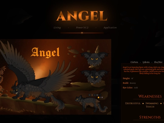 Player Characters/angel screenshot