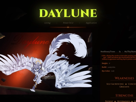 Player Characters/daylune screenshot