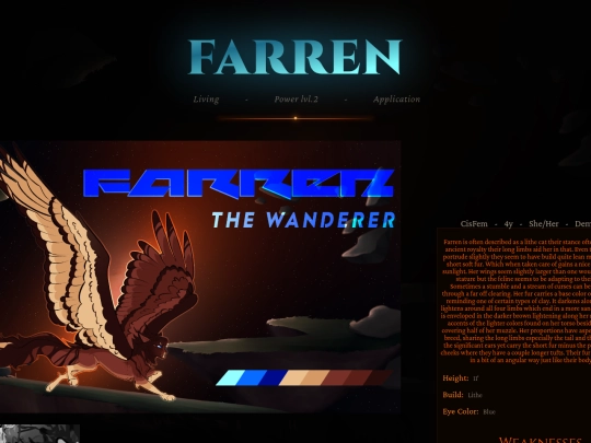 Player Characters/farren screenshot