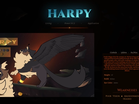 Player Characters/harpy screenshot