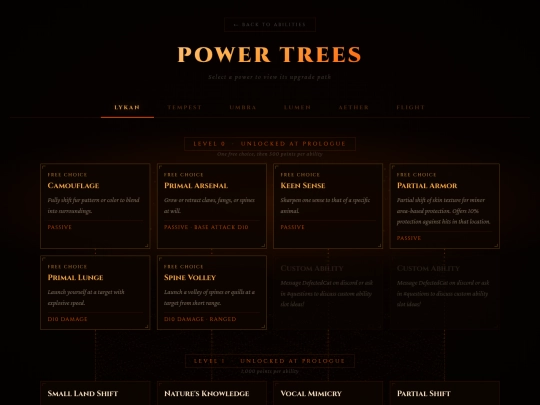skilltree screenshot