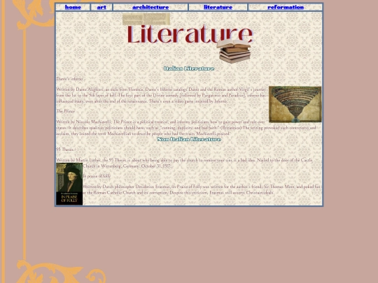 literature screenshot