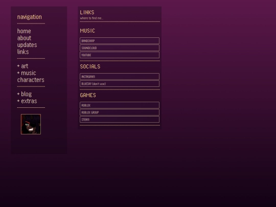 links screenshot