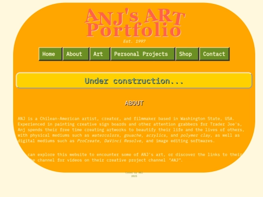 ABOUT screenshot