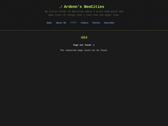 404 screenshot