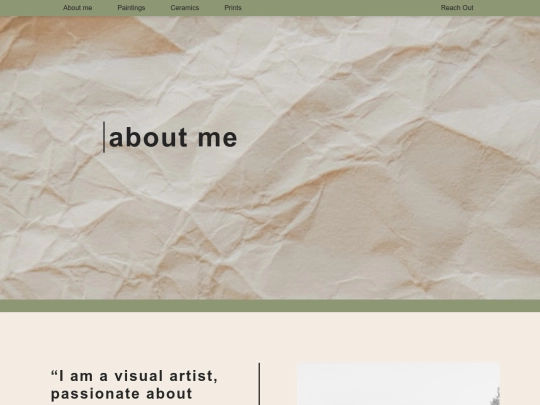 portfolio-project/about screenshot
