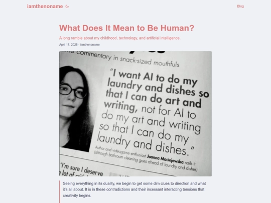 posts/what-does-it-mean-to-be-human screenshot